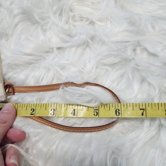 Authentic Louis Vuitton Damier Azur Pouchette PM - Picture 13 of 15